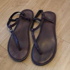Brown sandals